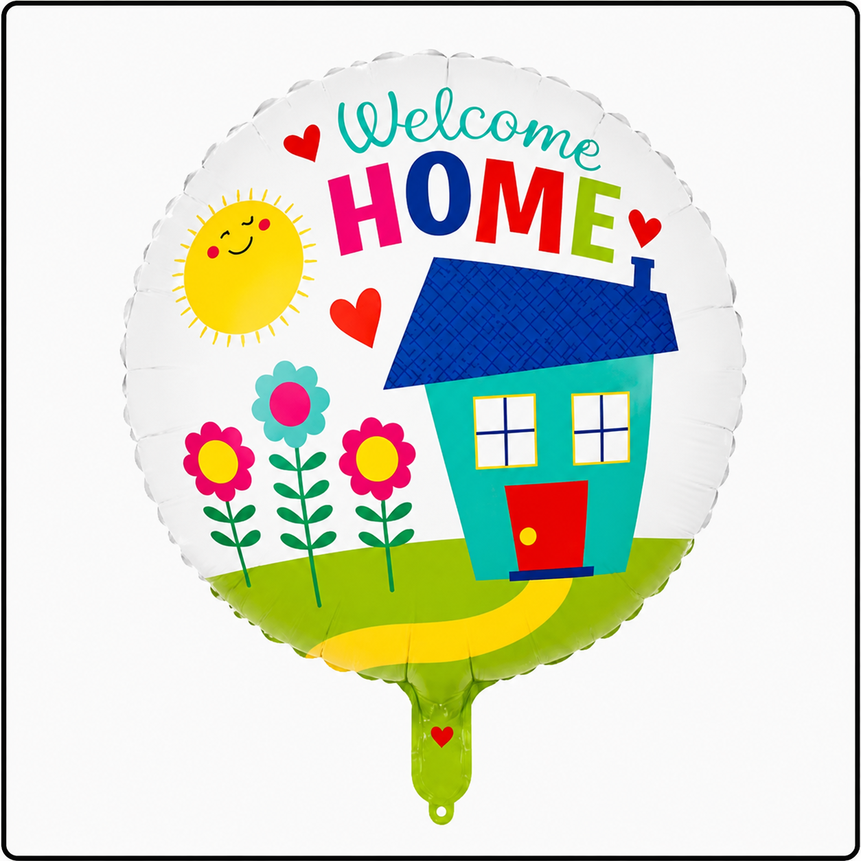 18"- Welcome Home Foil Balloon