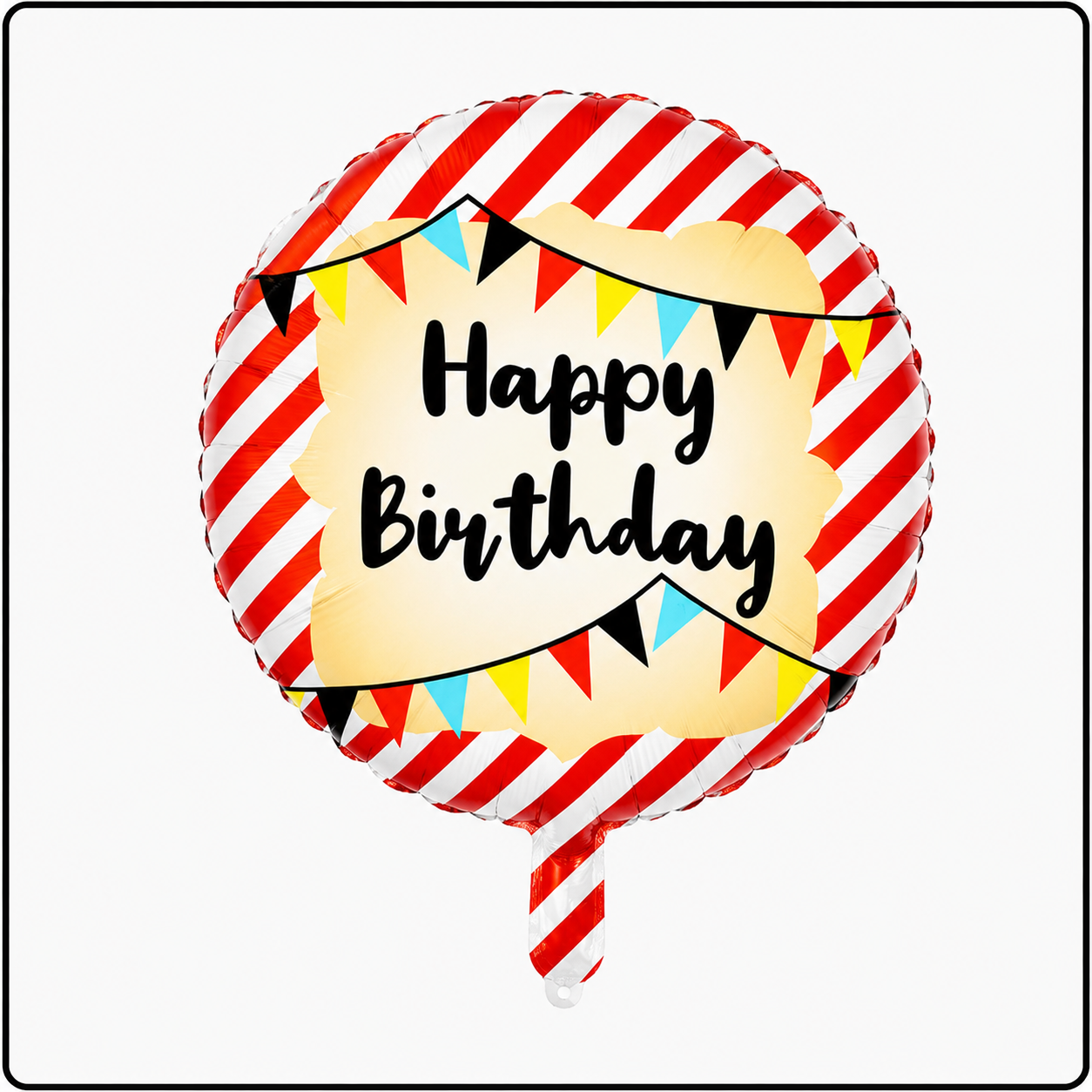 18"- Happy Birthday Circus Foil Balloon
