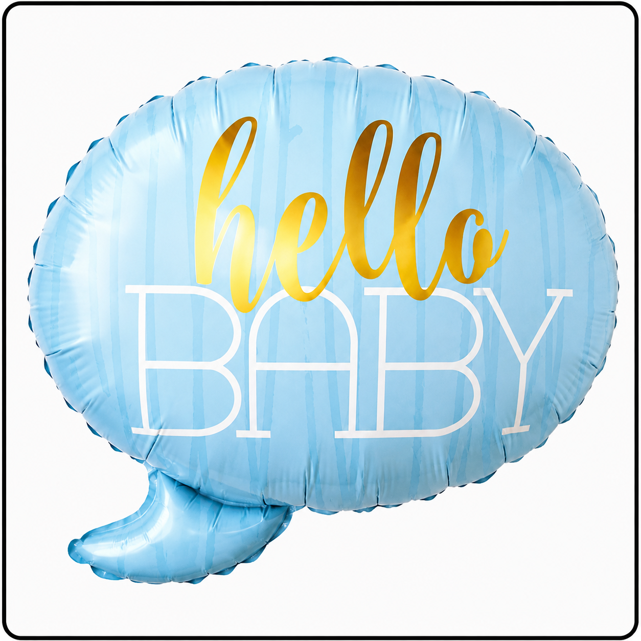 23"- Hello Baby Foil Balloon
